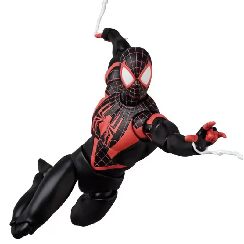 New Ct Manga Version Spiderman Miles Morales Action Figure Mafex 092 Ultimate Comics Spider-Man Shf Figure Ko Figurine Toys Gift