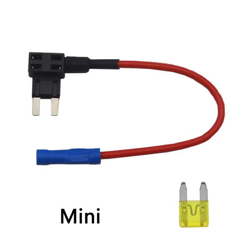【10PCS】Micro Mini Standard Fuse Holder Add-a-circuit TAP Adapter With Micro Mini Standard ATM Blade Fuse
