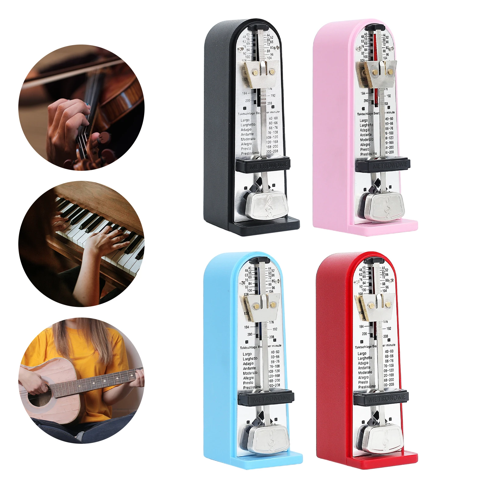 Mechanical Metronome  Digital Counting Universal Metronome for Piano Guitar Bass Ukulele Drum Violin Saxophone