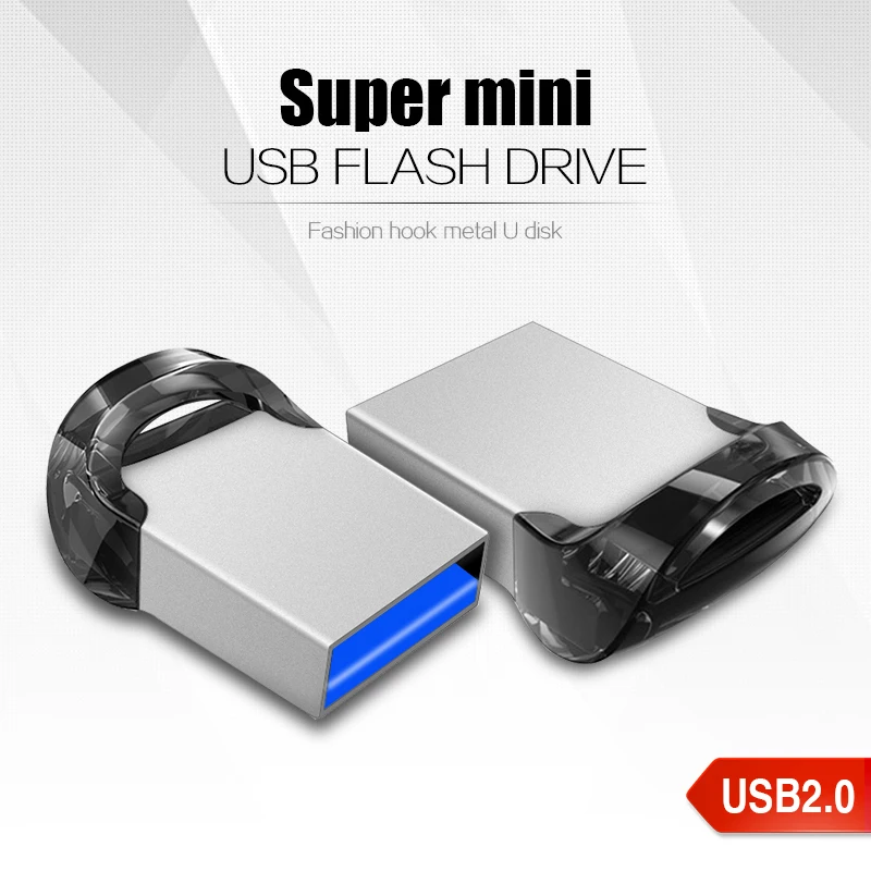 Mini USB Flash Drive Pen 8GB 16gb 32gb 64gb 128gb Black Color Memory Sticks USB 2.0 Thumb Drive Pendrive