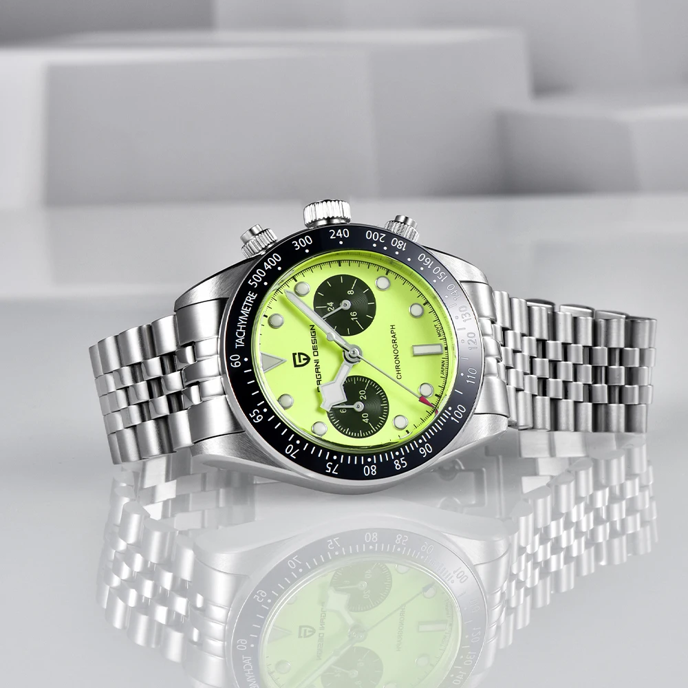 

Pagani design BB Panda watch light luxury Quartz watch speedometer chronograph top Sapphire waterproof casual watch for men 2026