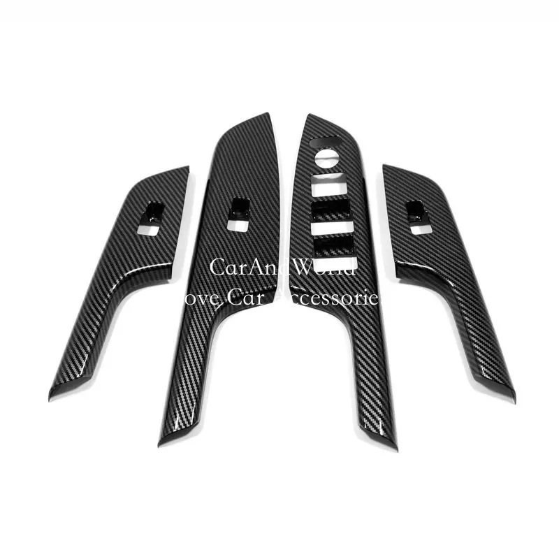 For Honda CR-V CRV 2012-2016 Interior Door Armrest Panel Cover Window Glass Lift Switch Button Decoration Trims Car Accessories