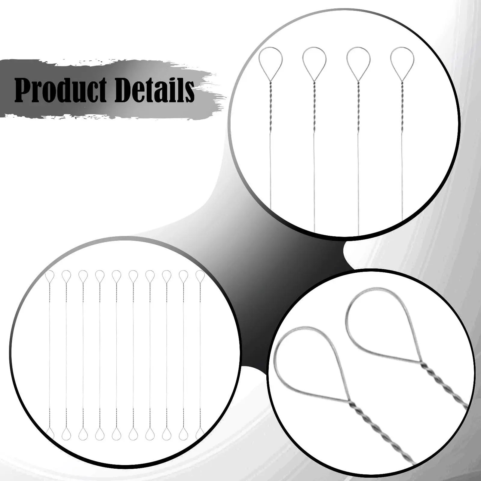 Cheese Cutter Wire 10pcs Stainless Steel Replacement Wires Kitchen Slicing Tool for Cheddar Butter Cake Ham