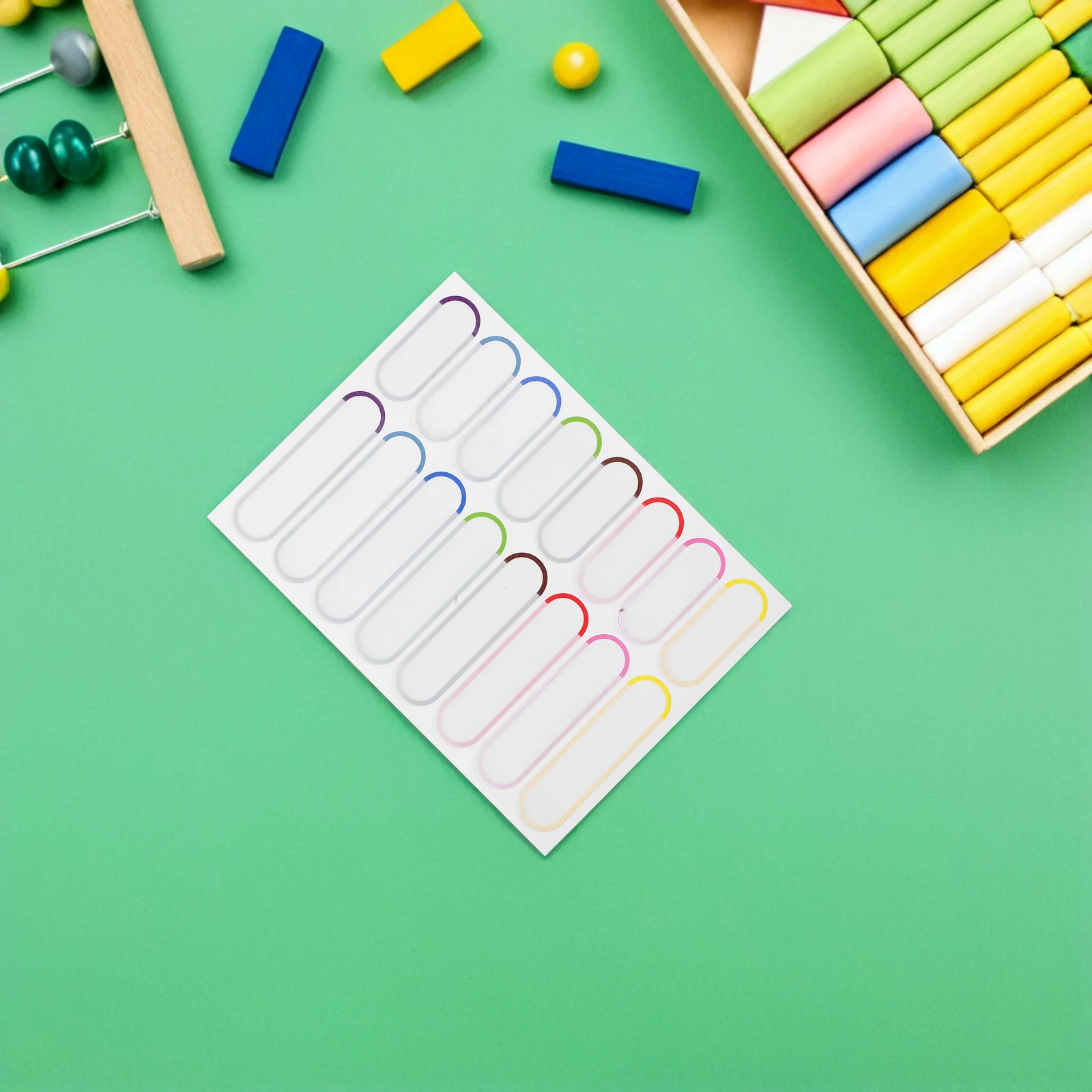 

20 Sheets Waterproof Name Labels for Self Adhesive Writable Stickers for School Supplies Daycare Bottles Dishwasher Safe