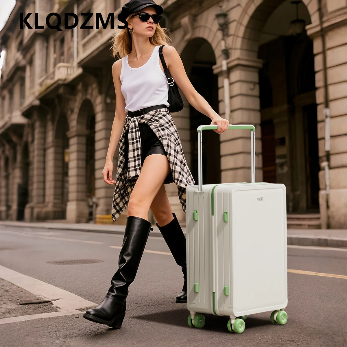 KLQDZMS Student Luggage PC Boarding Box Large Capacity Trolley Case 20