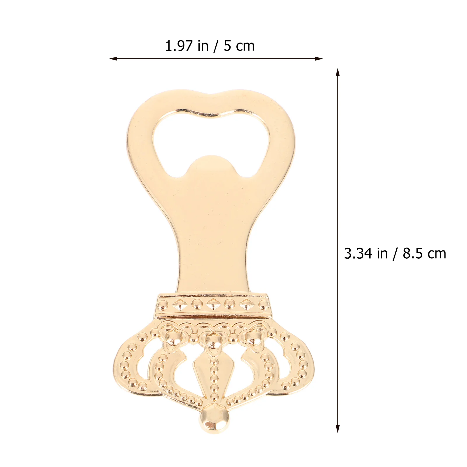 

12pcs Crown Bottle Openers Royal Beer Opener Zinc Alloy Beverage Opener Rust Resistant Kitchen Bar Tool Party Wedding