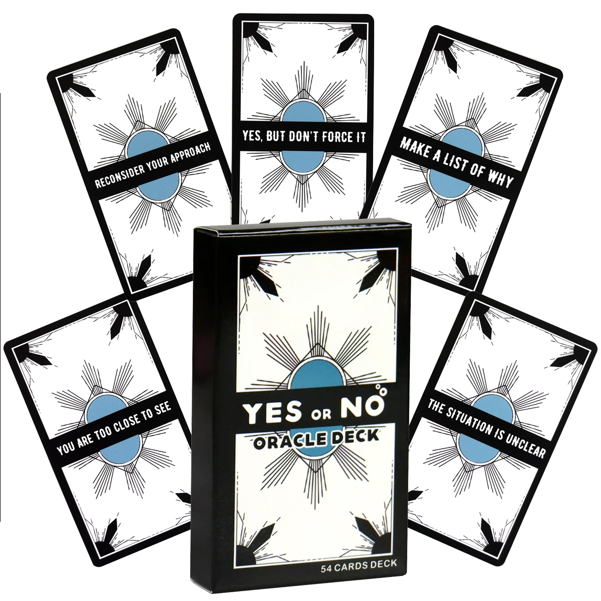 Yes Or No Oracle Cards For Family Party High Quality Fortune Telling Divination Tarot Cards Deck Game