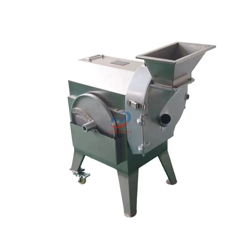 産業用自動野菜カッター ニンジン切断機 キュウリさいの目切り機