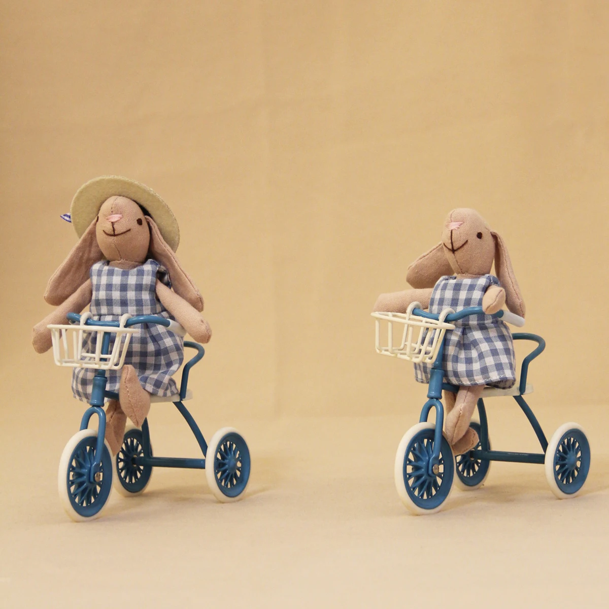 1:12 Miniature Simulation Furniture Metal Tricycle for Bjd Ob11 doll house