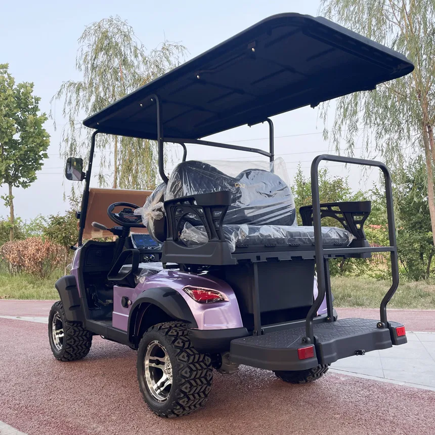 Electric car vehicle 150/200W Solar Panel Electric Car Vehicle Control Module Off-road Golf Cart 4 Wheeler Golf Cart Electric