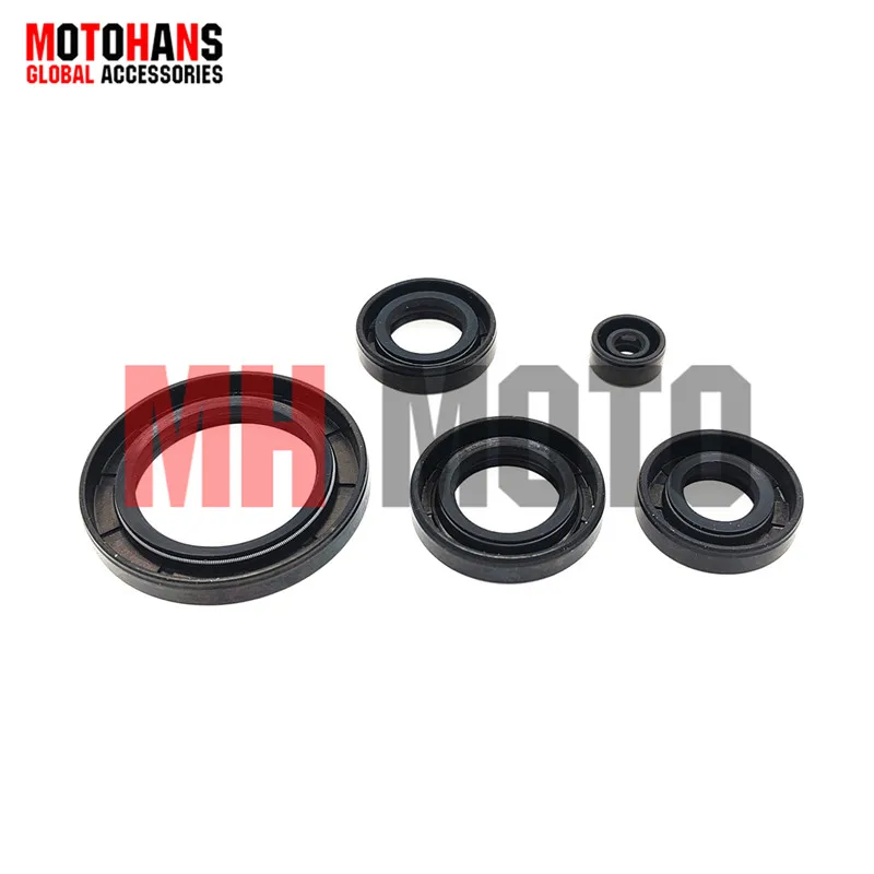 MOTORCYCLE OIL SEAL SET FOR HONDA STORM125 ZANELLA RX150 50*34*7, 34*20*7, 28*16*7, 28*14*7, 6.5*14.5*7