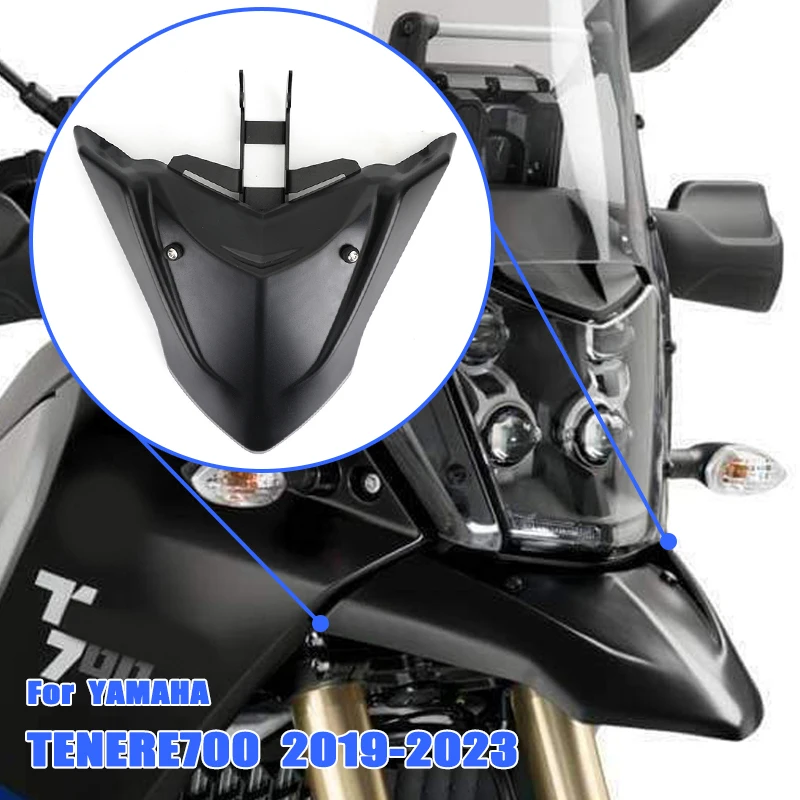 

Beak Nose Extension Cover ABS Plastic Spoiler Front Winglets Fairing Aerodynamic Wing Kit For YAMAHA TENERE700 Tenere 700 19-23