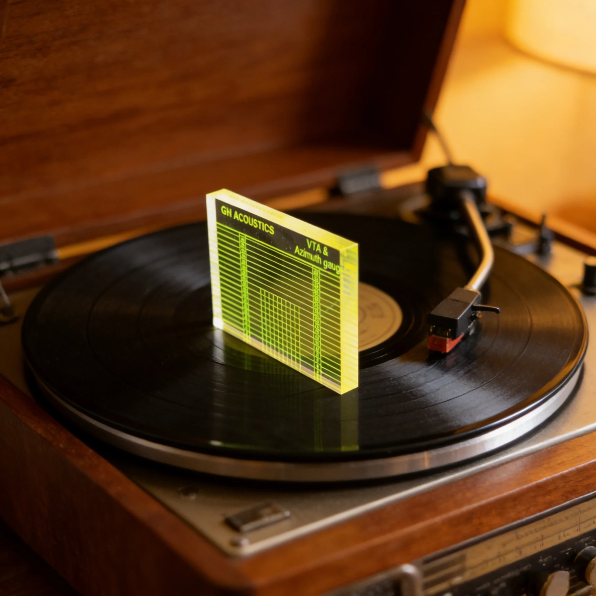 Transparent High-Definition Vinyl Turntable Measuring Head A