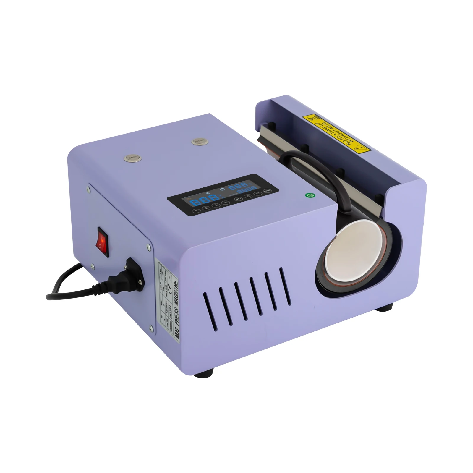 

500W 110V Tumbler Heat Press Machine LED 11-30OZ Straight Cup Mug Tumbler Press Machine Cup DIY Press Machine 0-250℃/32-482℉