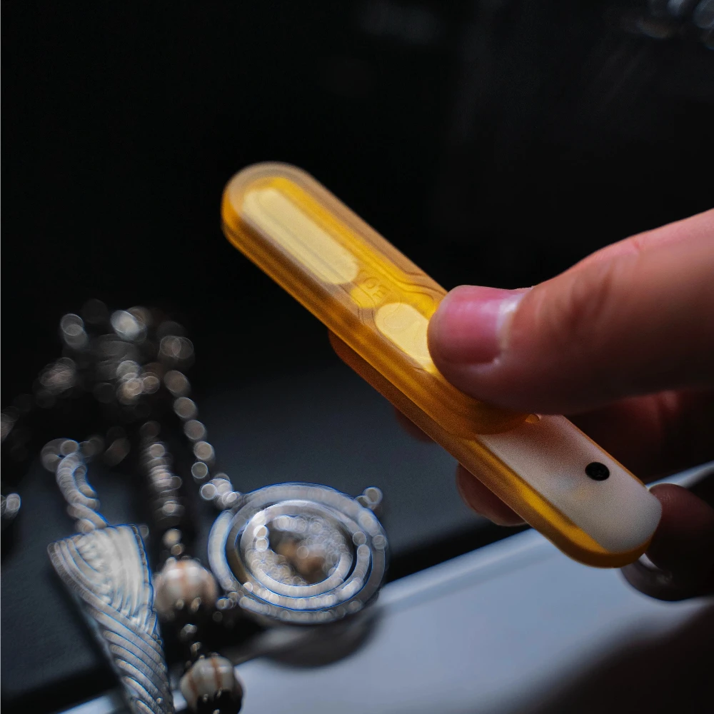 NEOJOY EDC Spicy Strip Series Fully CNC Portable Direct Push Magnetic Jumping Fingertip Card Pushing Decompression Toy