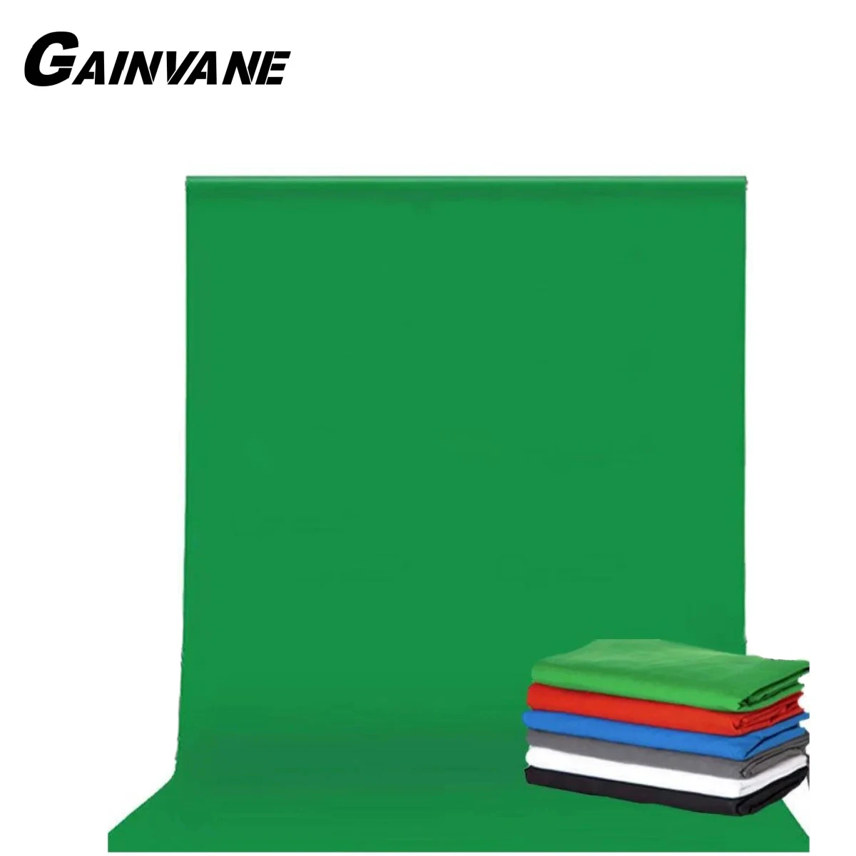 GAINVANE Background For Photography Backdrops Multiple Colors Green Screen Muslin For Studio Video Photo Shooting Cloth Paper