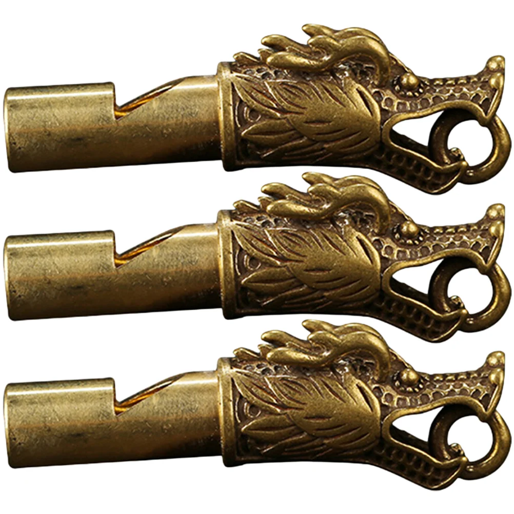 

3 Pcs Faucet Whistle Kids Toy Delicate Keychain Safety Decorative Camping Sports Travel