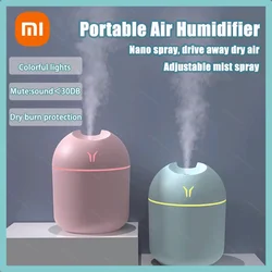 Xiaomi Mini umidificatore d'aria 250ML con diffusore di olio essenziale di aromi USB lampada da notte a LED per la casa auto ad ultrasuoni muto Mist Maker