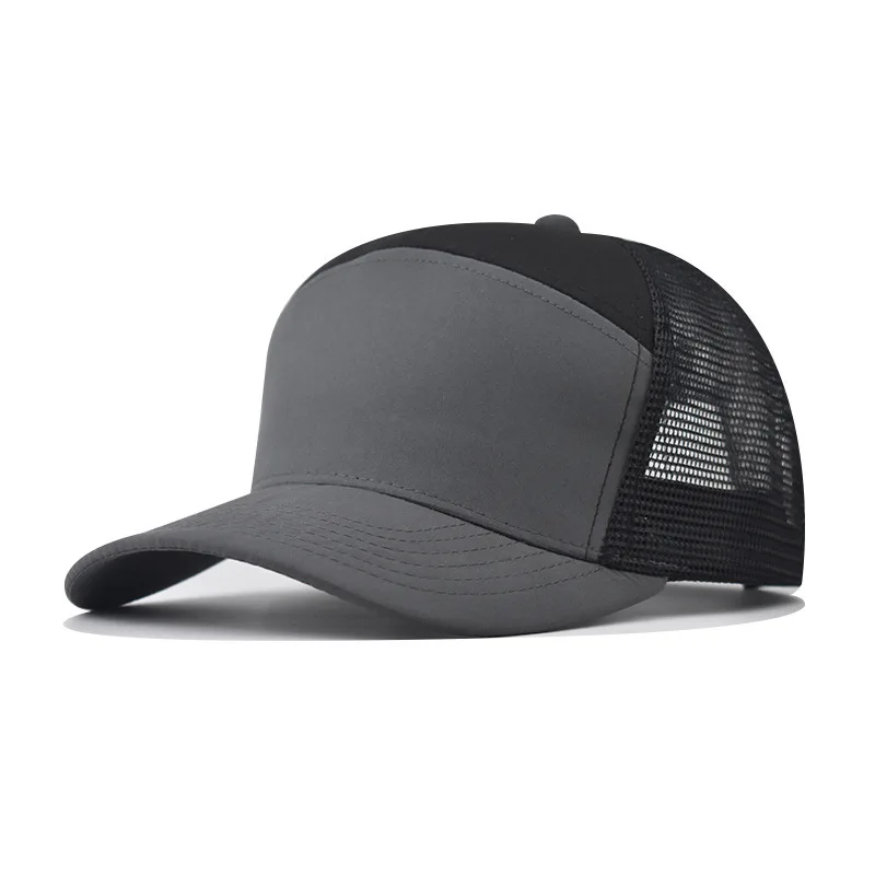 

Classic Trucker Cap Hot Selling Slightly Curved Brim Baseball Outdoor Hiking Plain Mesh Mesh-Back Cap