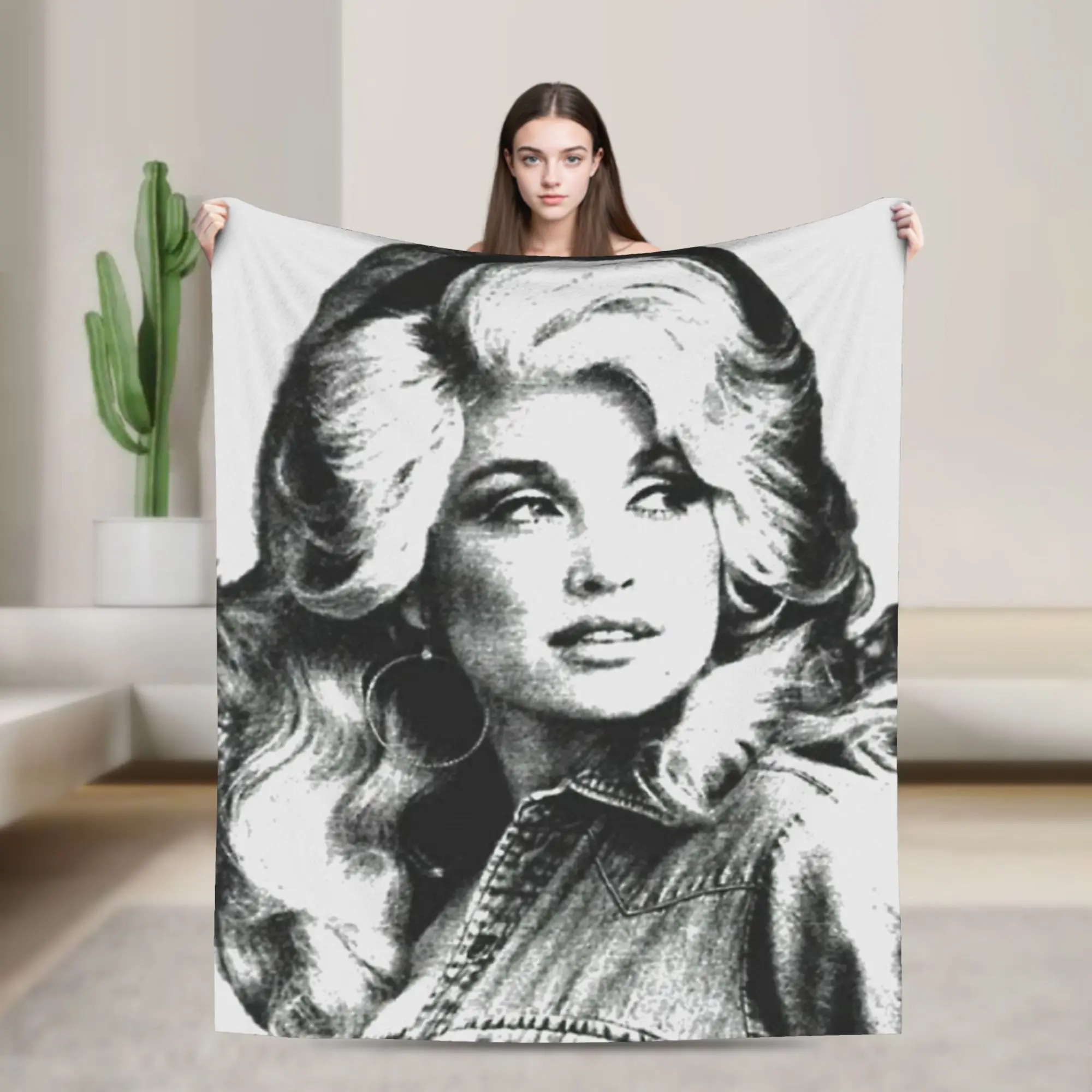 RIP Dolly Parton Accessories Blanket Lightweight Thin Velvet  Throw Blankets Relax Rug Piece