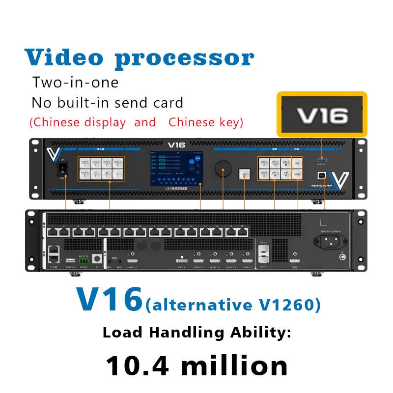 Nova V16 Video controller 4K high definition display processor remote control for indoor and outdoor applications