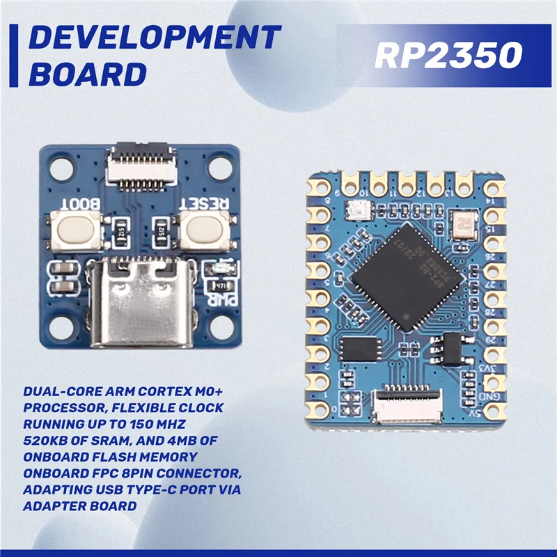 Carte de développement de microcontrôleur RP2350, pour Raspberry Pi Pico 2-N35R