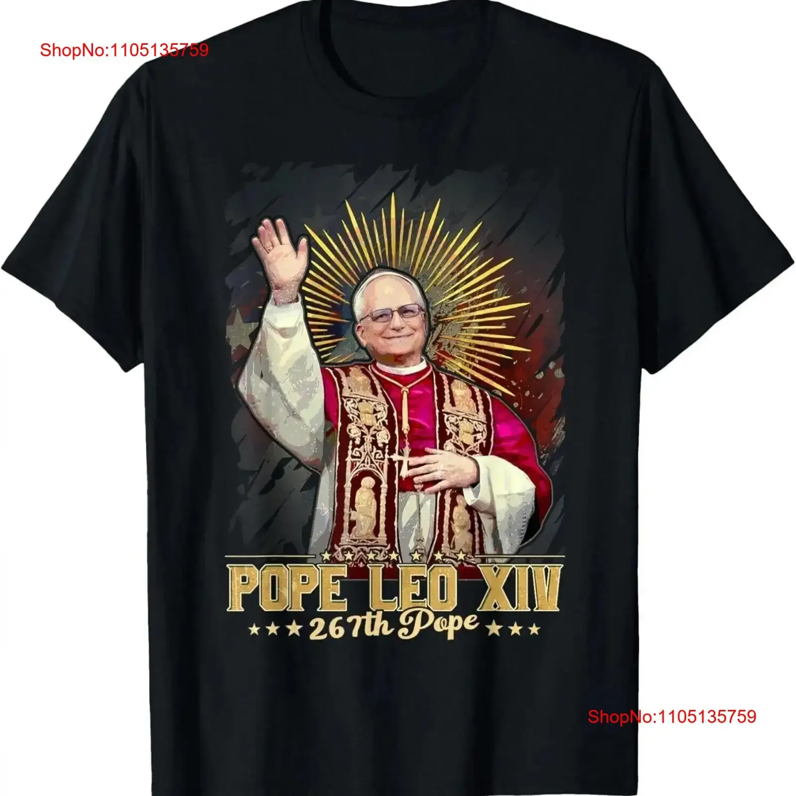 

Футболка Cardinal Robert PrevosT Pope Leo XIV God Bless, винтажный стираный топ унисекс для повседневной одежды, модная слегка уличная одежда