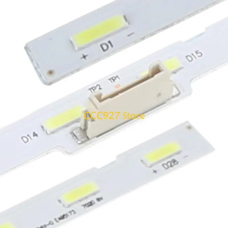 B03F 2PCS شريط الإضاءة الخلفية LED لـ UA43NU7100 UE43RU7400 UE43NU7092 Light Strip V8N1-430SM0-R0 أشرطة LED