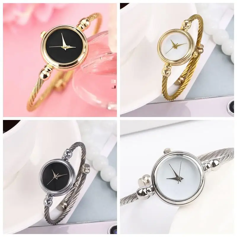 automatic watch Women Small Gold Bangle Bracelet Luxury Watches Stainless Steel Ladies Quartz Wrist watch Brand Casual Women