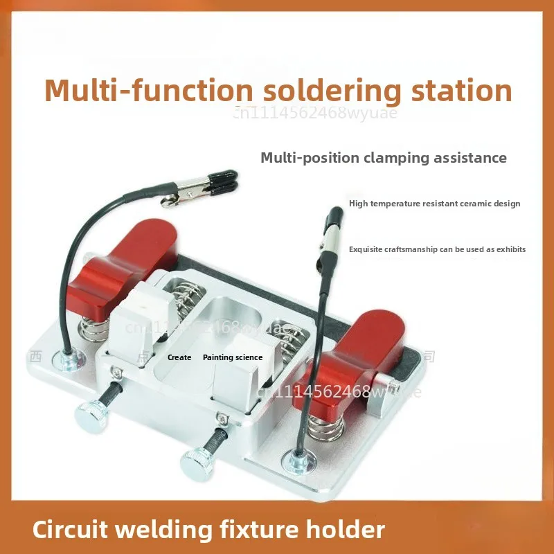 Multifunctional Ceramic-Aluminum Welding Station with Heat-Resistant Clamp for LED Light Board and PCB Circuit Board