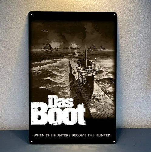 Y1,Das Boot Submarine Movie Metal Poster - Collectable Tin Sign Size:20x30cm  -aluminum