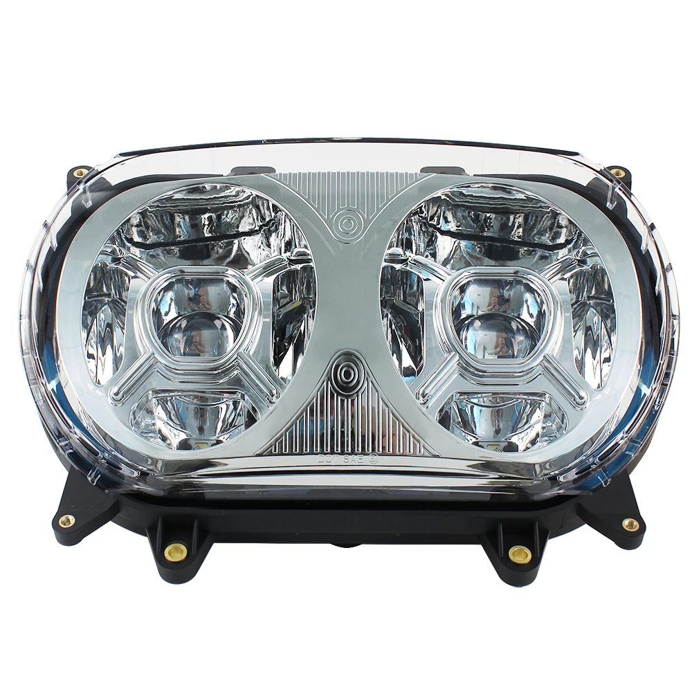 AUKMA Motorcycle Light Fit For Harley Road Glide 2015+ Led Head     Headlamp