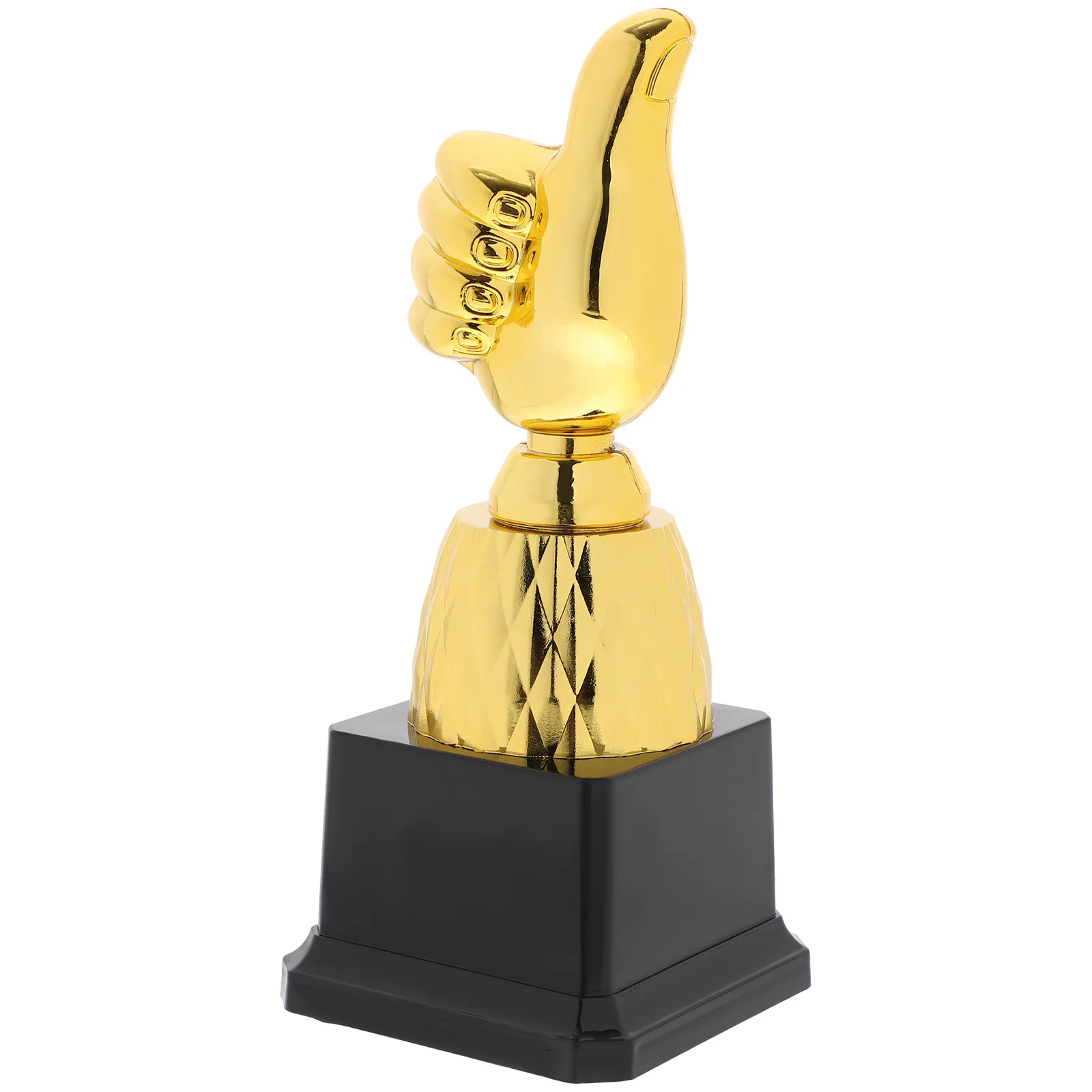 

1Pcs Creative Trophy Thumb Style Plastic Reward Prize for Awards Competition Game Party Favors School Office Recognition