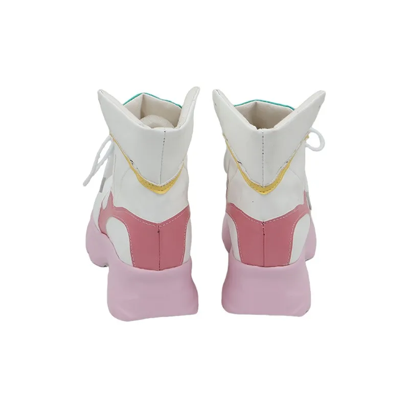 HIMEHINA Buty do Cosplayu Skórzane PU Buty Karnawałowe Halloweenowe Rekwizyty do Cosplayu Vtuber Akcesoria Anime Szyte na Miarę