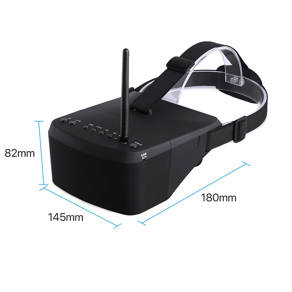 9IMOD 5.8G 40CH FPV LS-800D Goggles 5inch HD LCD 16:9 Display Ratio with DVR Headset Dual Antenna Receiver VR Glasses For RC FPV