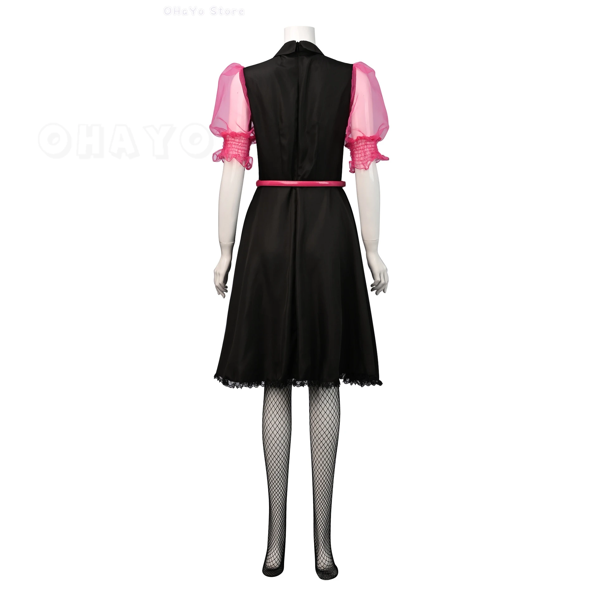 Movie Monster Cosplay Live Dress High Girl Draculaura Cosplay Costume parrucca Pink Dress Halloween Women Fancy Roleplay Outfit