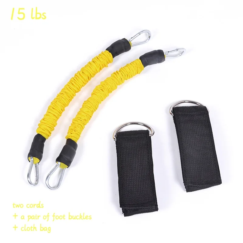 Taekwondo Leg Tension Rope Lower Limb Strength Training Elastic Band Leather Band Leg Explosive Force Training Wholesale