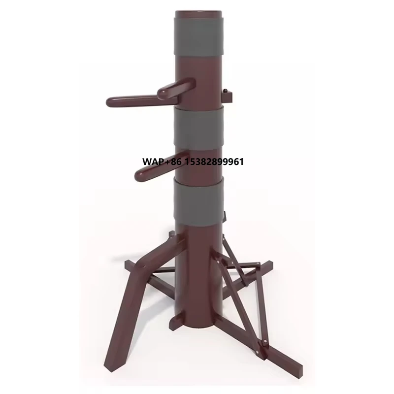 

Chinese Customized Professional Wing Chun Dummy with 3 Striking Pad Martial Arts Traditional Kung Fu Training Dummy