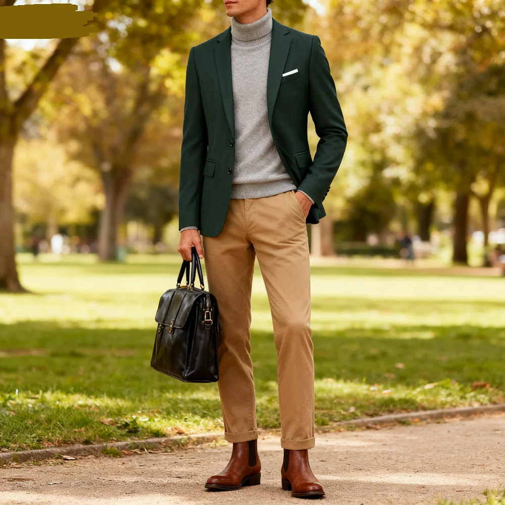 سترة رجال الأعمال الصلبة الشق التلبيب رداء غير رسمية سترة رسمية موضة معطف الزفاف الذكور Traje De Hombre