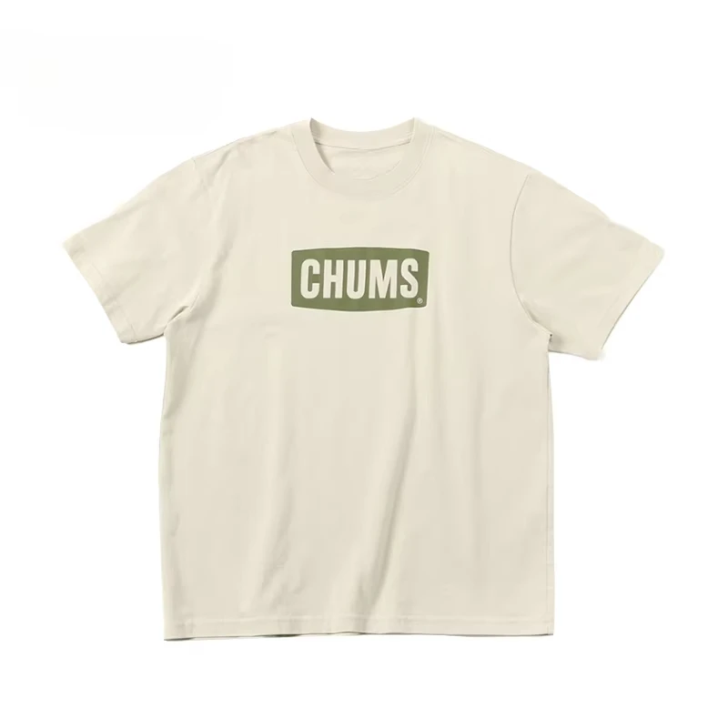 24SS CHUMS What To Do in Camping T-Shirt. 24SS Chums What To Do in Camping T-shirt Daily Retro Letter Print Tee