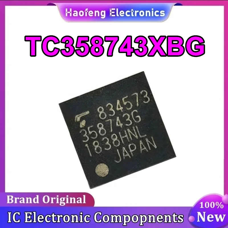 5PCS TC358743XBG 358743G BGA64 IC Chip New Original in stock