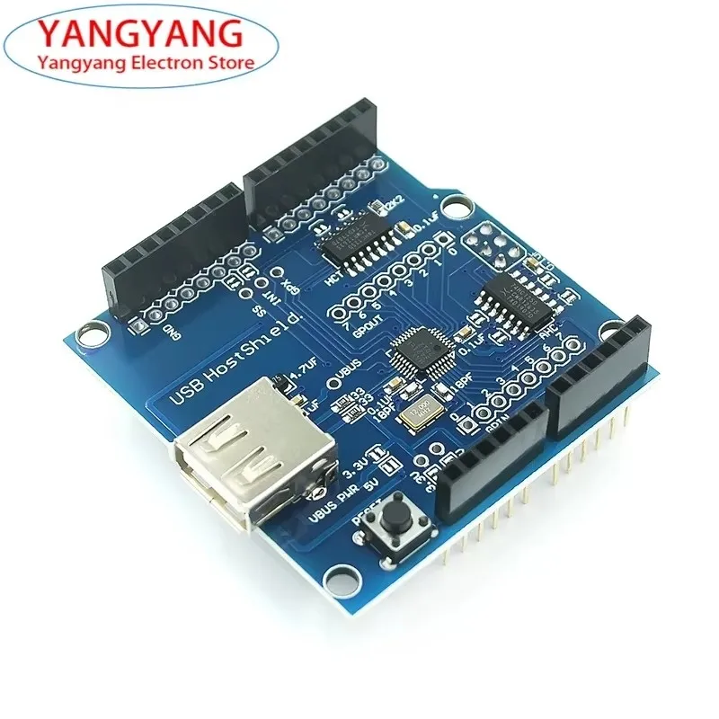 New USB Host Shield 2.0 Compatible Goo-gle ADK UNO MEGA MAX3421 Development Board Module With Arduino For Android ADK Support
