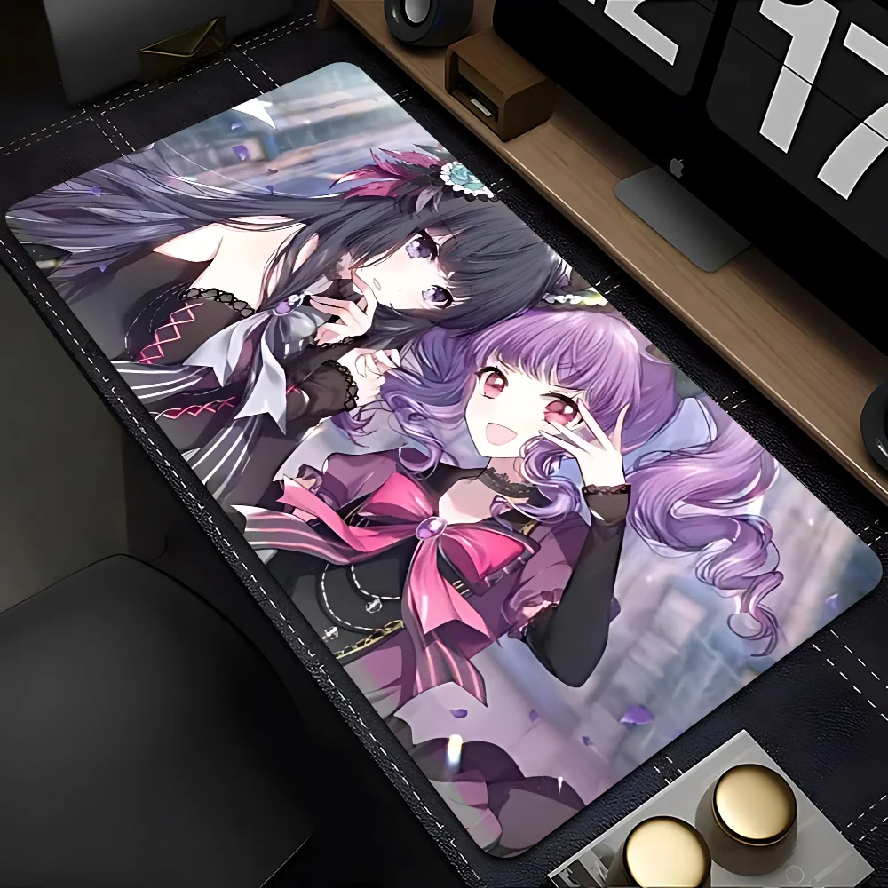 B-BanG D-Dream Mousepad Mouse Pad Laptop Gaming Accessories Mousepad Large Desk Mat Computer Gamer Keyboard Rug Carpet