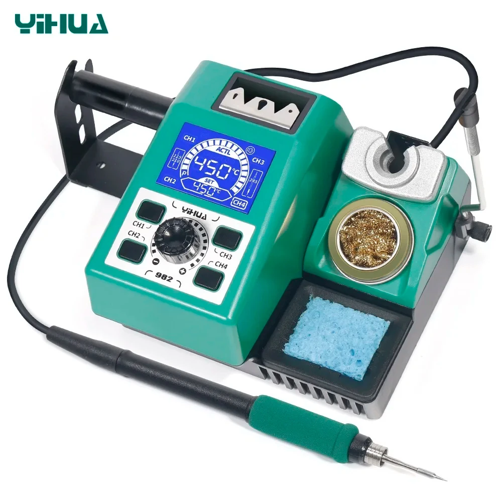 YIHUA 982 Precision Soldering Station Rapid heating soldering station C210 soldering iron rework station for precision soldering