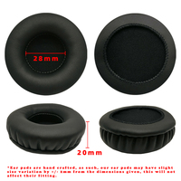 KQTFT 1 Pair of Velvet Replacement Ear Pads for Rapoo H6000 H6060 H8000 H8060 H8020 Headset EarPads Earmuff Cover Cushion Cups