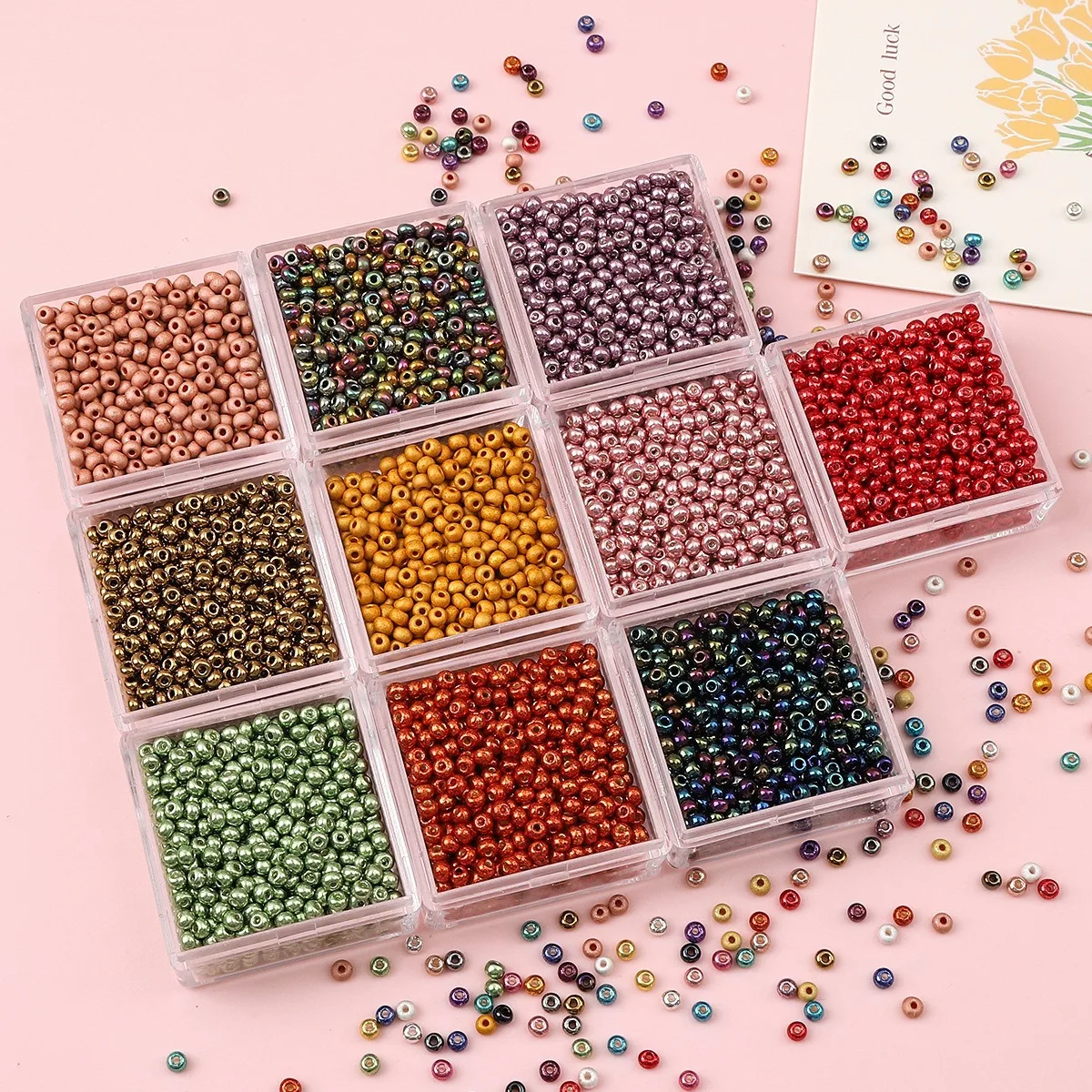 2 3 4 มม.โลหะชุบแก้วลูกปัดรอบญี่ปุ่น Miyuki Seedbeads หลวม Spacer ลูกปัดสําหรับเครื่องประดับทํา DIY เย็บปักถักร้อย