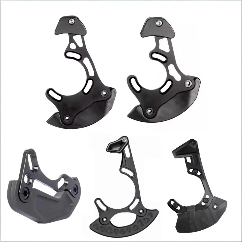 26-32-38 T mountain bike chain guide carbon fiber aluminum alloy back plate