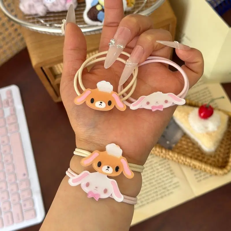 Sugarbunnies Bunny Field Cartoon Headband Anime Peripheral Hair Accessories Jewelry Bold Rubber Band A Birthday Gift for friend