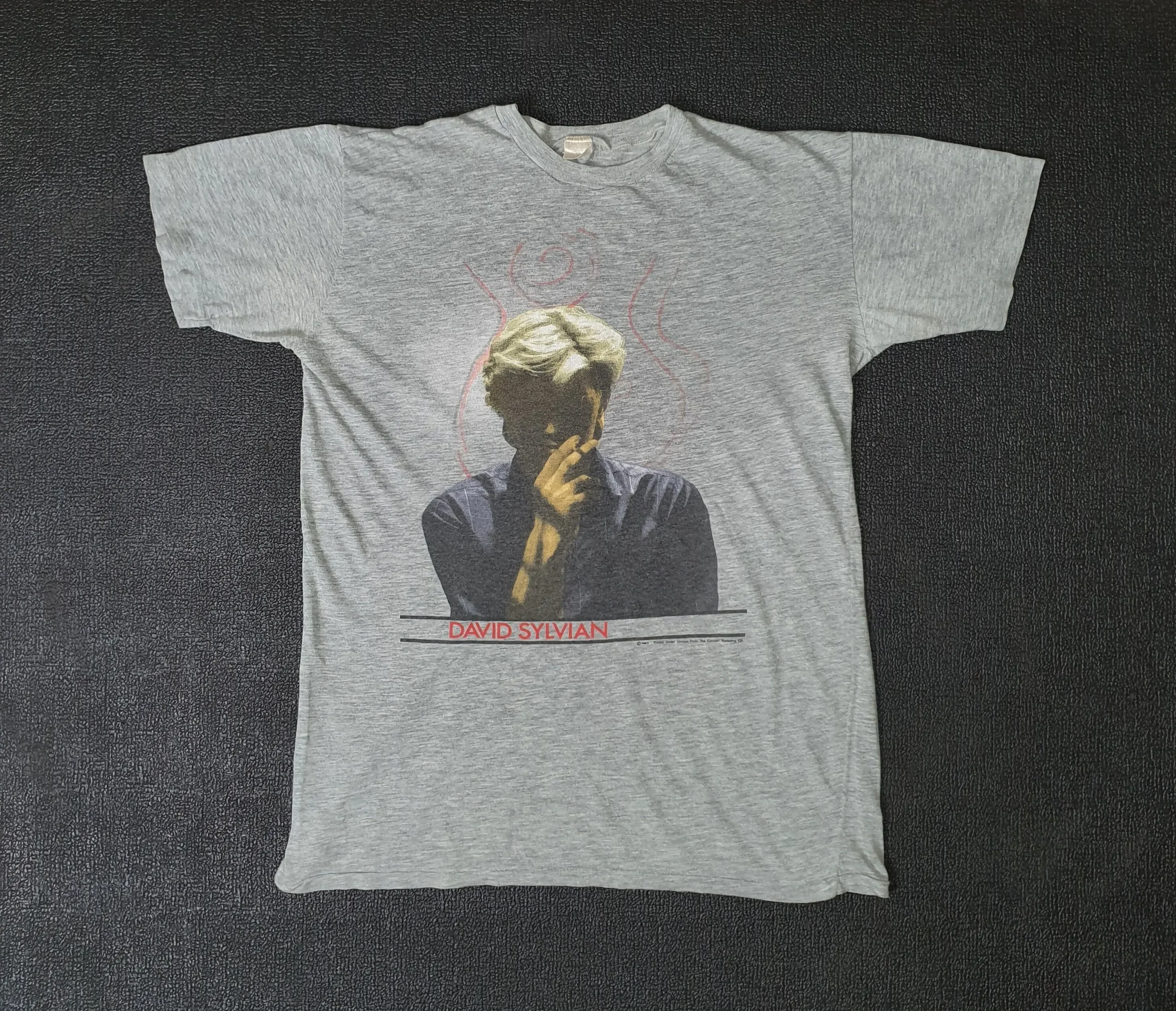 تي شيرت باند عتيق ، دافيد سيلفي ، اليابان ، باند ، متوسط نادر ، فرقة 80S في المملكة المتحدة ، موالفة بديلة ، موجة جديدة ، أفانت روك ، تي شيرت