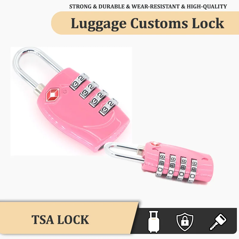 

Новый кодовый замок TSA для багажа, сменный пароль, контрастный дизайн, навесной замок для шкафчиков